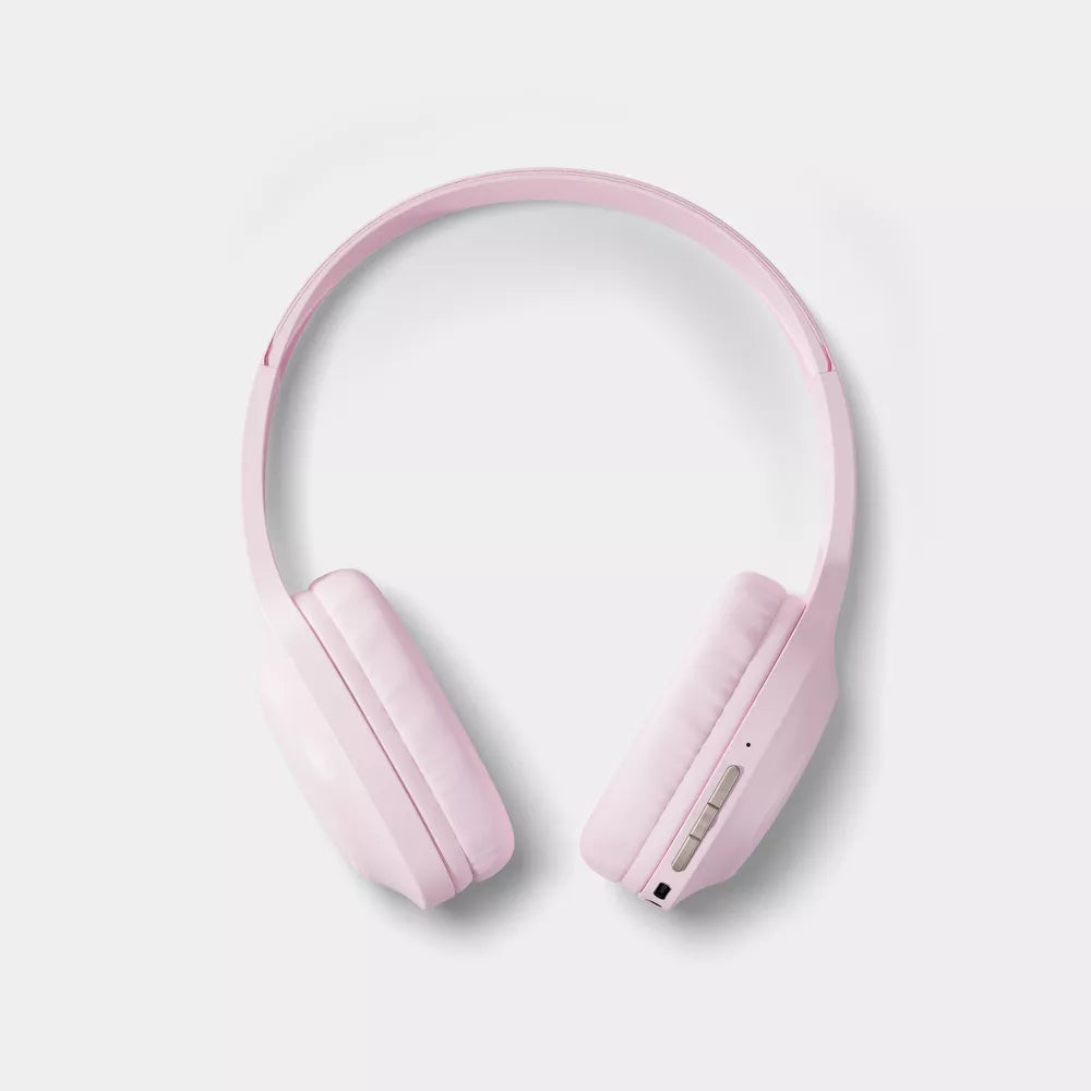 Lightweight Bluetooth 5.4 On-Ear Headphones with Wired Audio Support