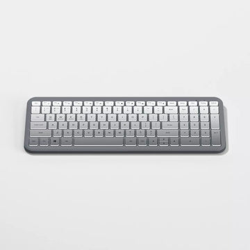 Full Size Bluetooth Wireless Membrane Keyboard with Low Profile Keys