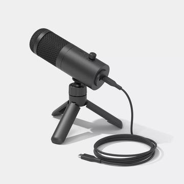 USB-C Cardioid Desktop Microphone with Mini Tripod
